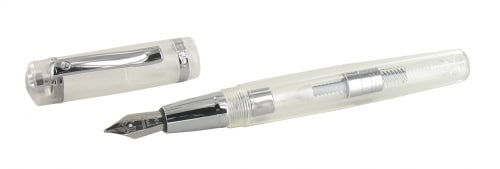 stylo plume transparent