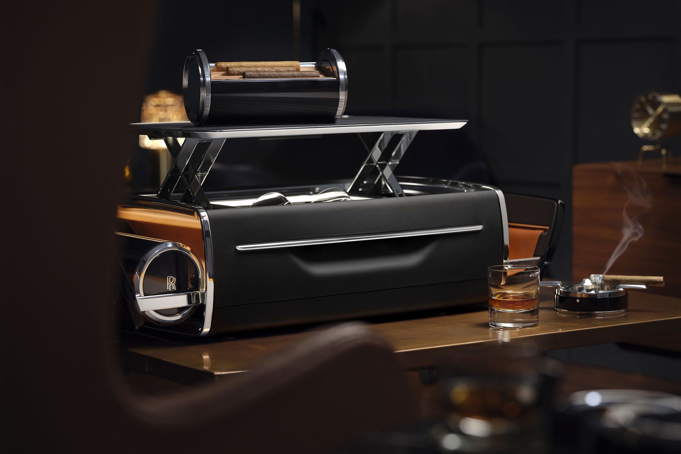 Un humidor signé Rolls-Royce !