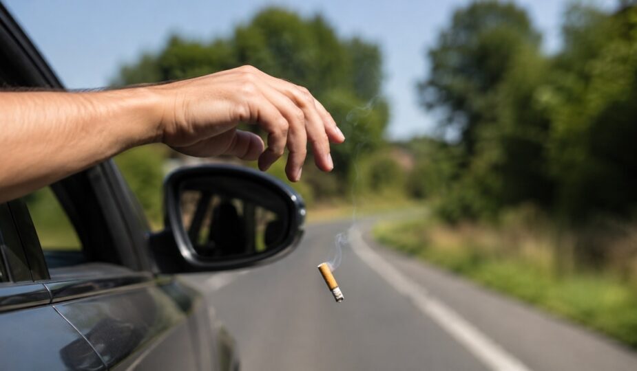 Mégots jetés par la fenêtre : pourquoi ce geste persiste encore chez certains conducteurs ?