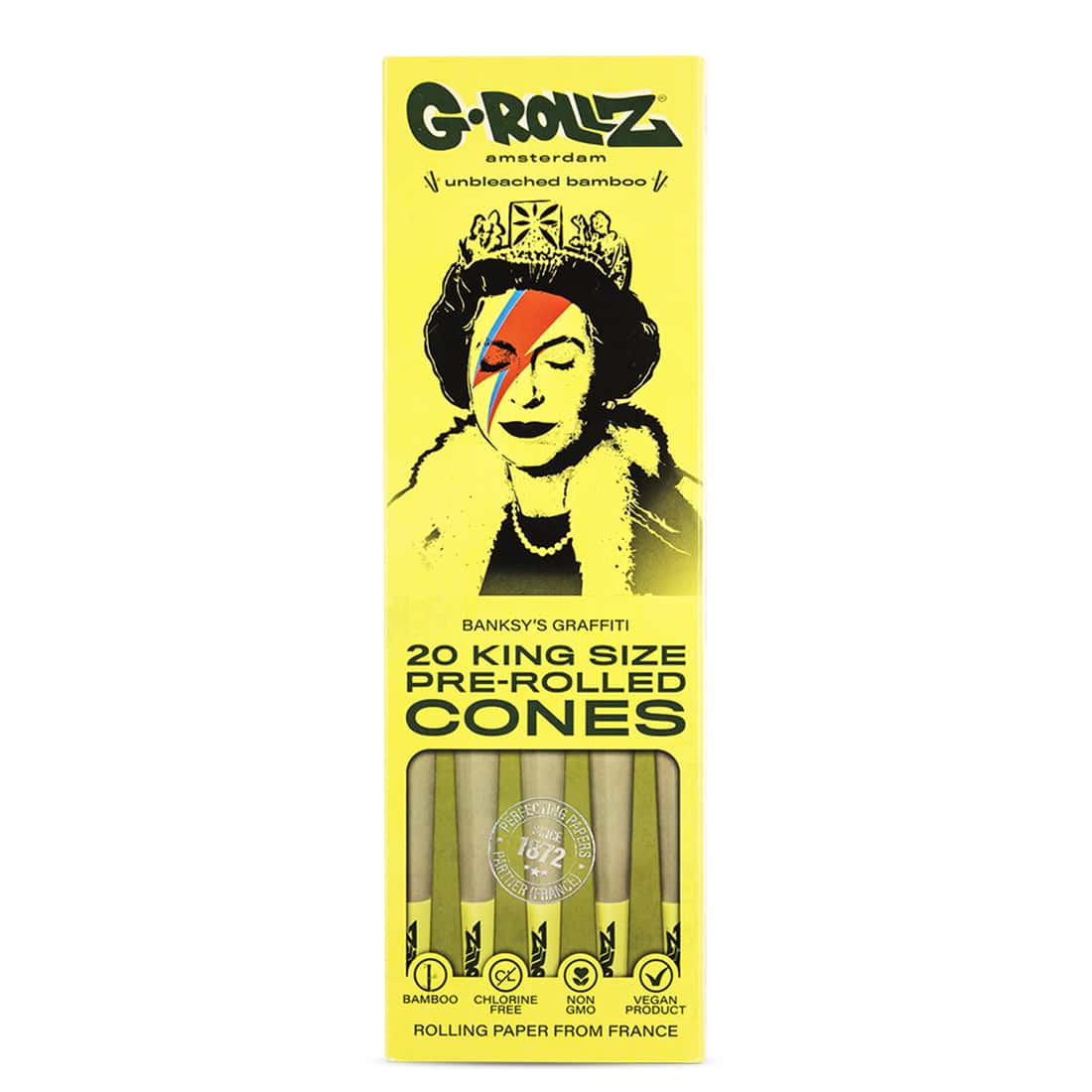 Photo de Cones G-Rollz King Size Bamboo x 20