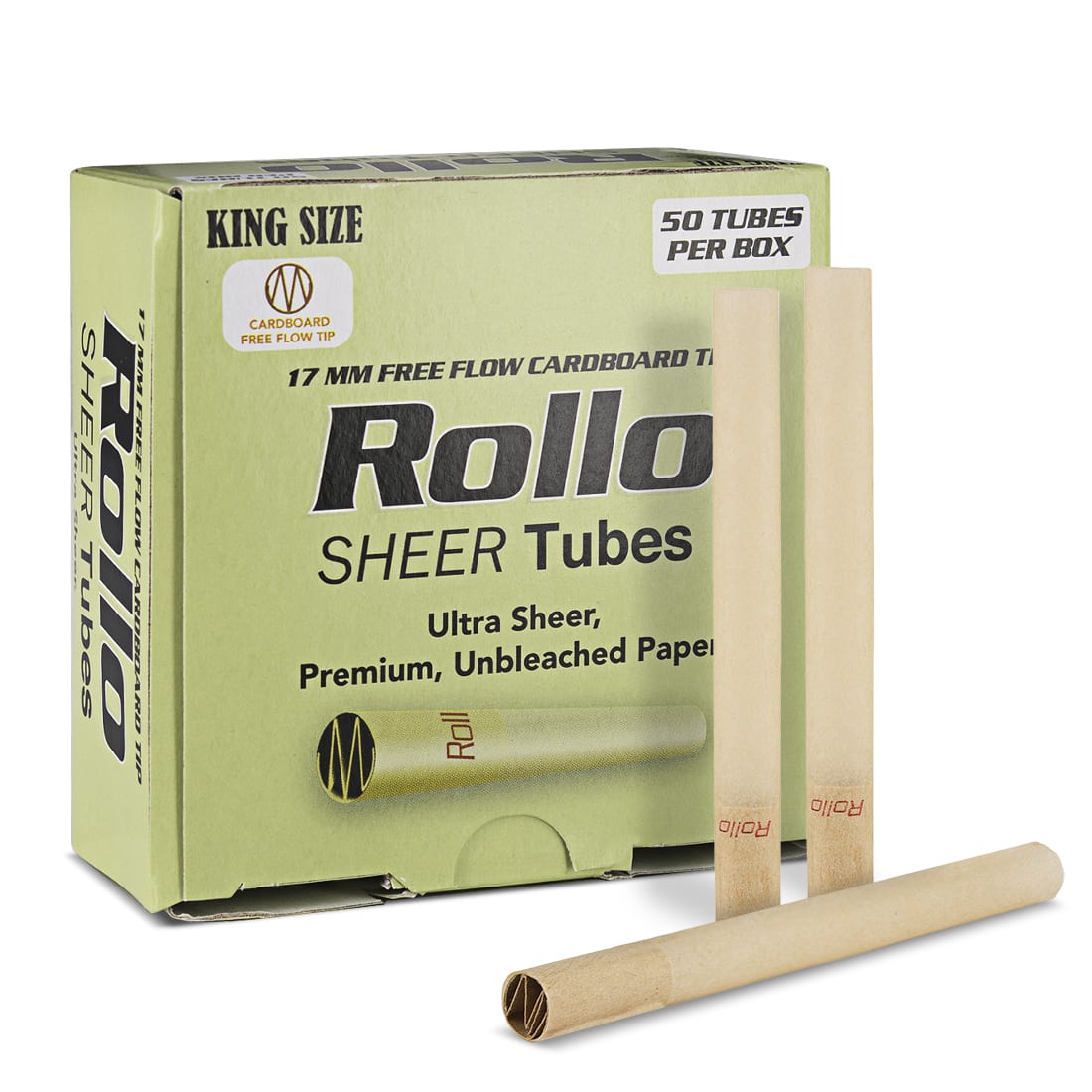 Boite de 50 tubes Rollo Sheer Non-Blanchi