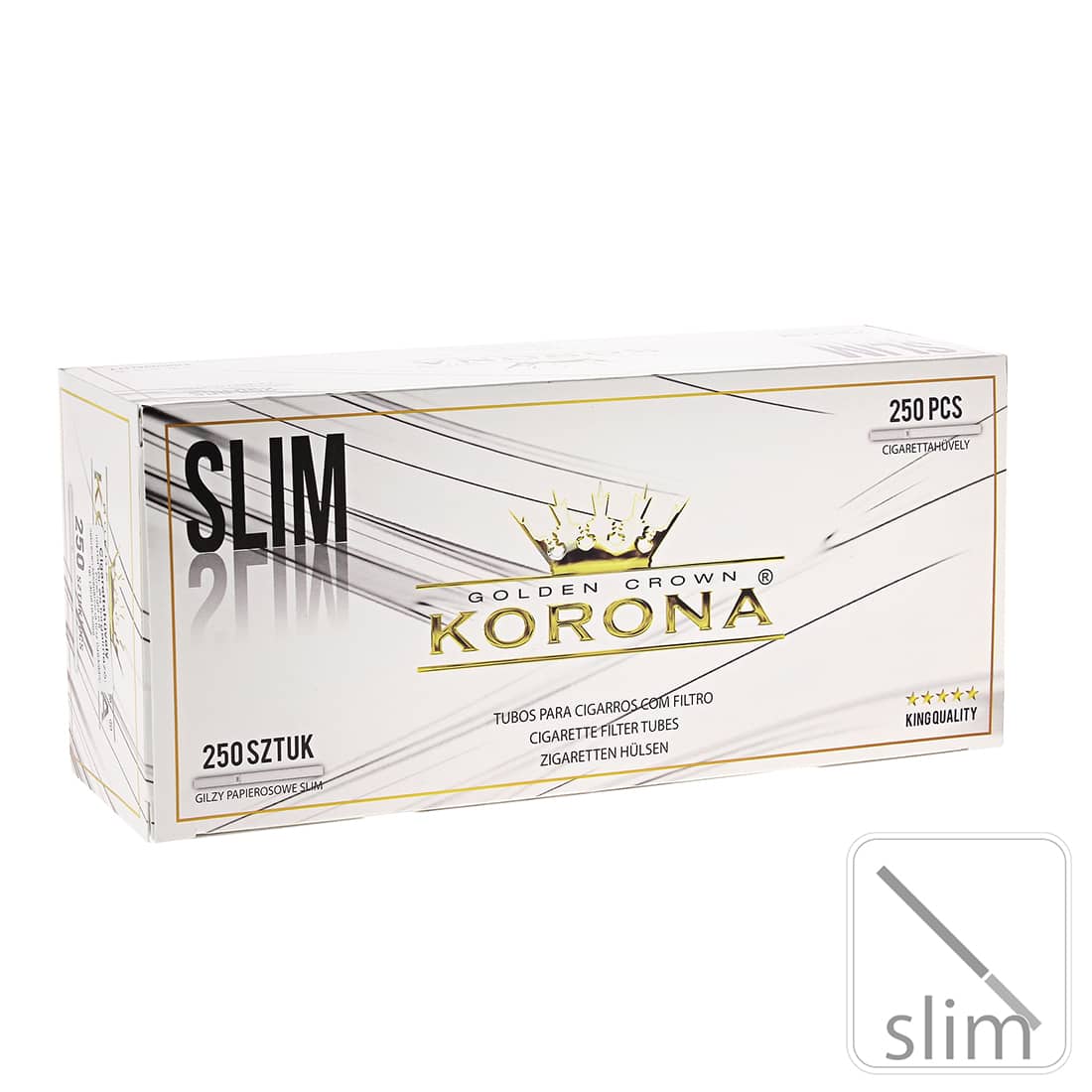 Boite De 250 Tubes Korona Slim Avec Filtre 290€ 9305