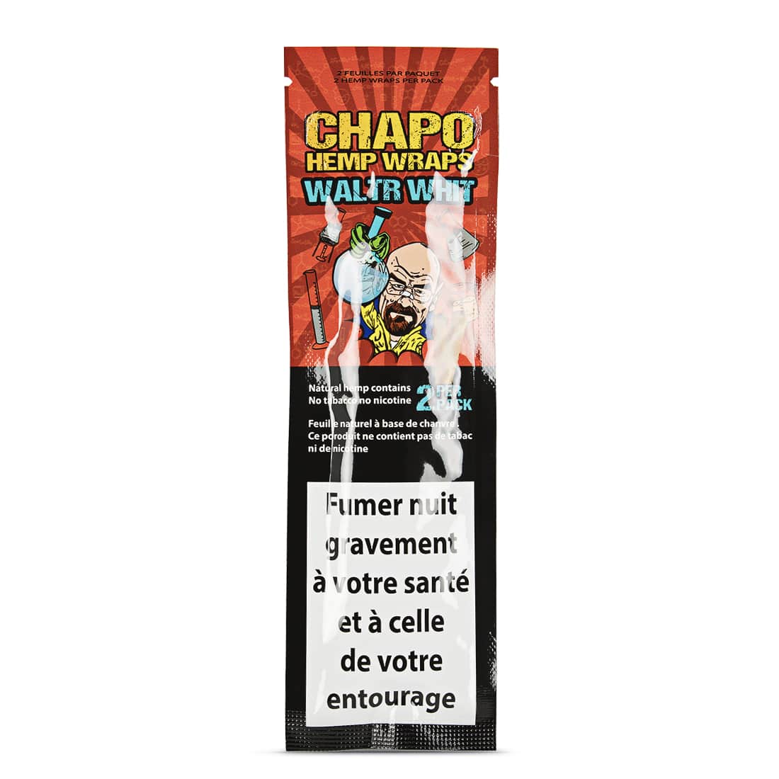 Photo de Blunt Chapo Hemp Wrap Waltr Whit Myrtille x1 sachet de 2