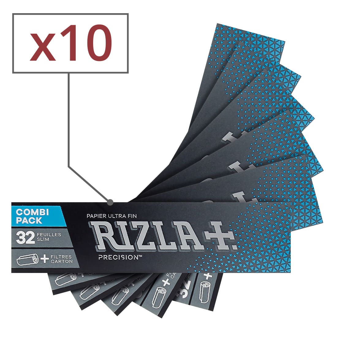 Papier à rouler Rizla + Precision Slim et Tips x 1 - 1,75€