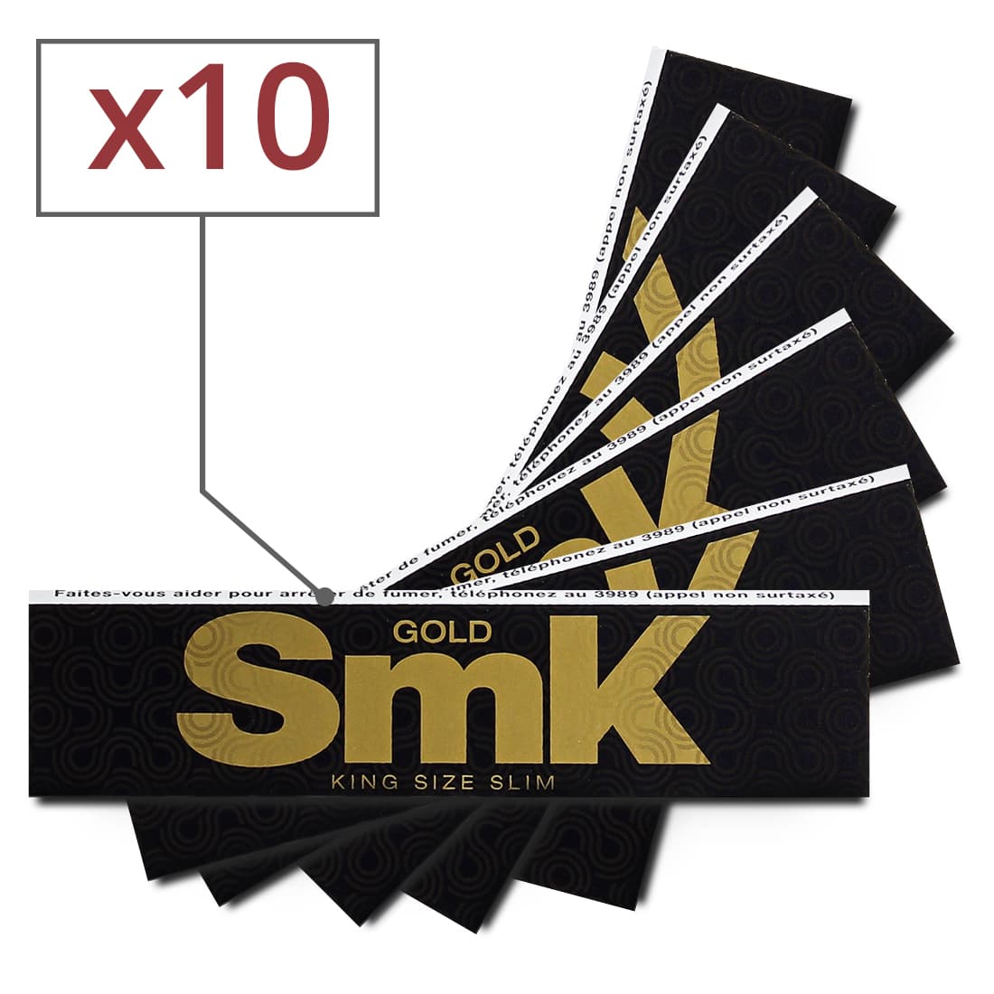 Photo de Papier à rouler SMK Slim x 10