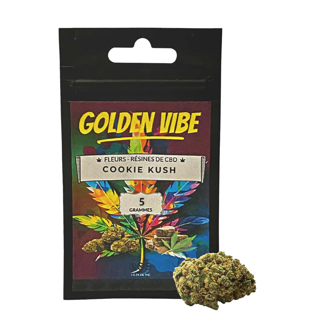 Fleur de CBD Golden Vibe Cookie Kush 5g