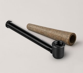 Quelle diffrence entre une pipe sche et un chilom ?