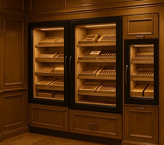 Cave  cigare professionnelle, comment choisir la bonne armoire ou vitrine