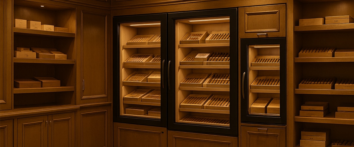 Image Cave  cigare professionnelle, comment choisir la bonne armoire ou vitrine