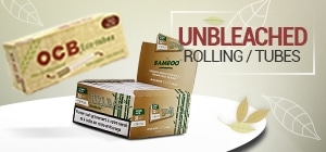 Unbleached rolling papers