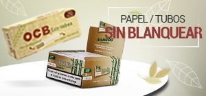 Papel de fumar sin blanquear
