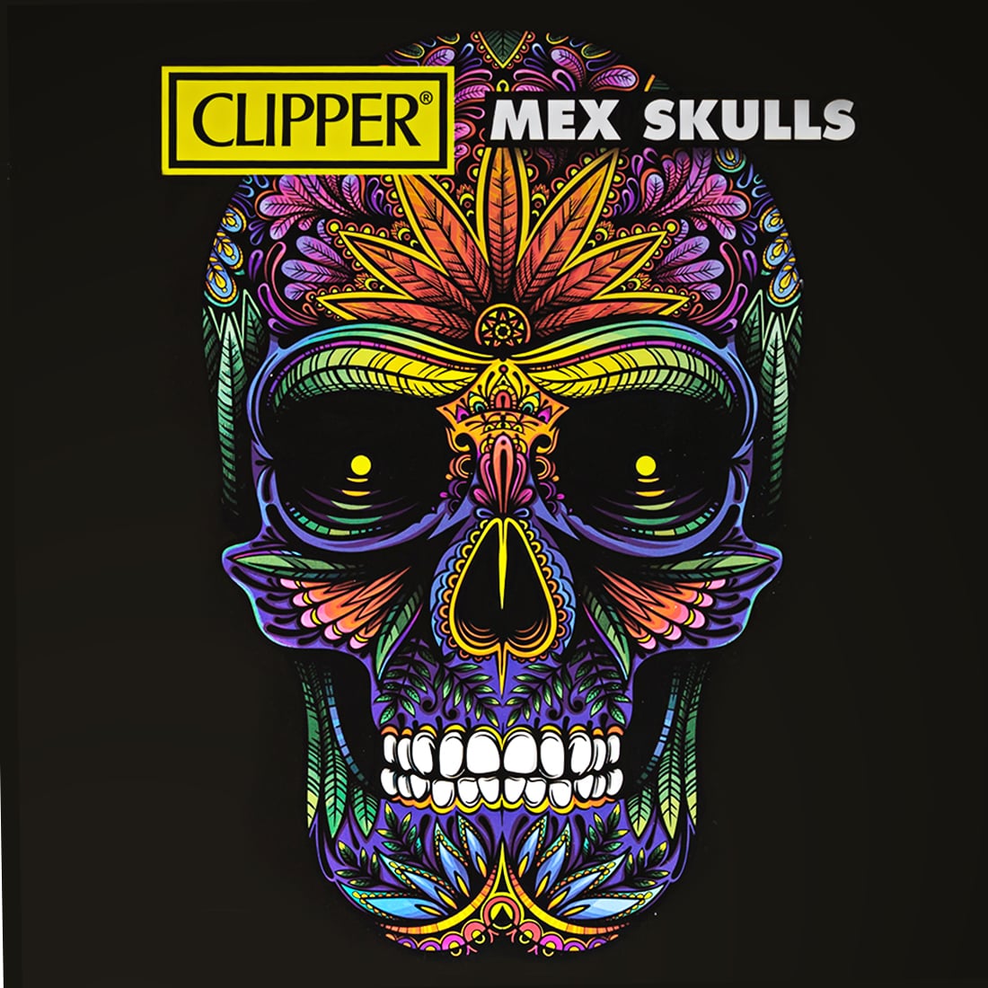 Photo #5 de Briquet Clipper Metal Mex Skull x2