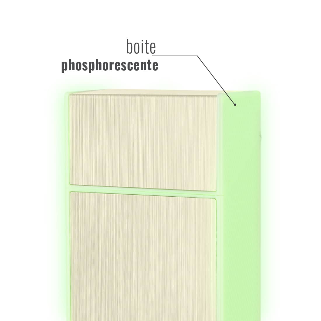 Photo #3 de Boite a cigarettes Phosphorescente Personnalisable