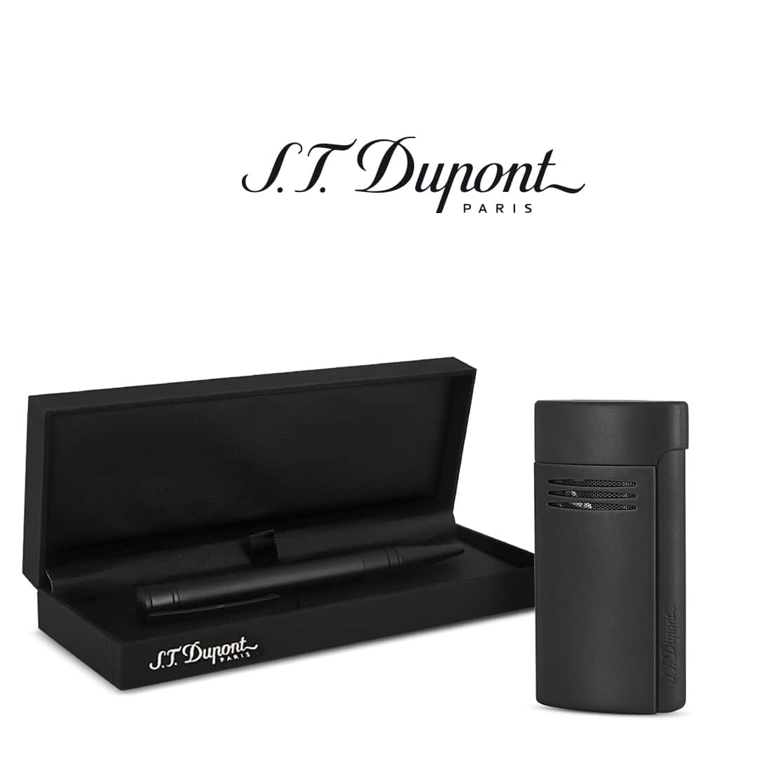 Photo #4 de Briquet S.T. Dupont MegaJet Total Noir Mat