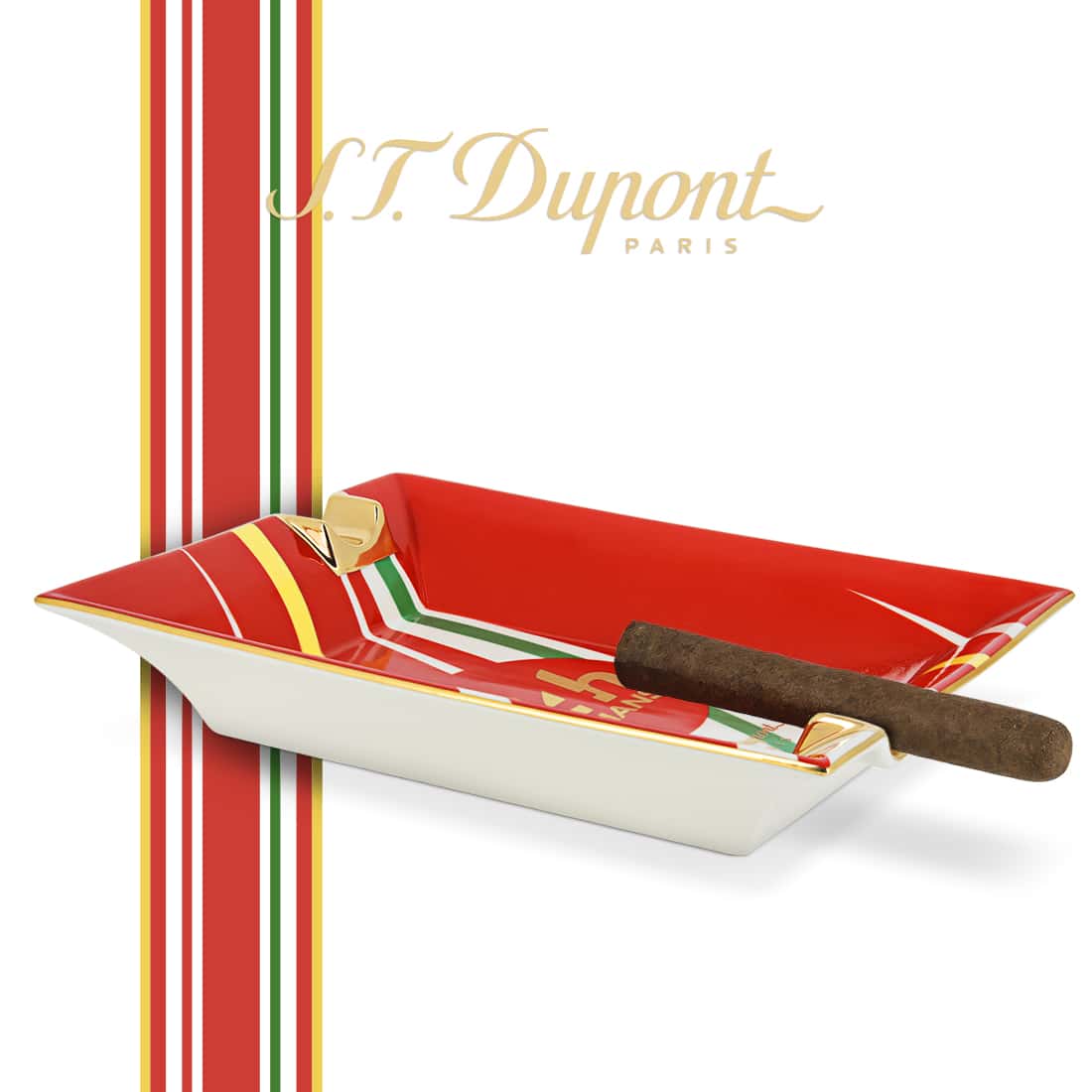 Photo #6 de Cendrier Cigare S.T. Dupont Le Mans Rouge