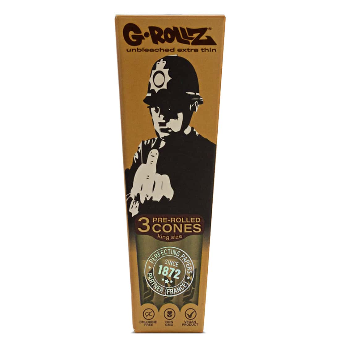 Photo #3 de Pack de 24 boites Cones G-Rollz King Size Banksy Graffiti Cops x 3