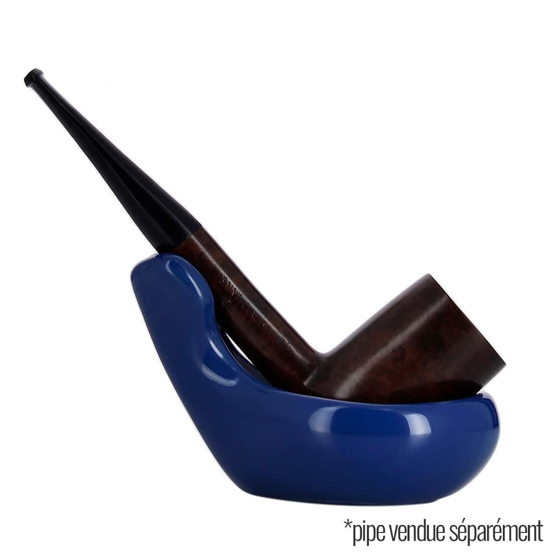 Photo #5 de Pot à tabac et Porte Pipe Céramique Bleu