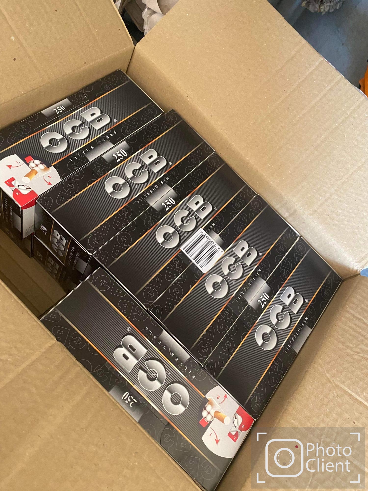 Lot De 12 Boîtes De 250 Tubes OCB - Tubes à Cigarette De Qualité Premium