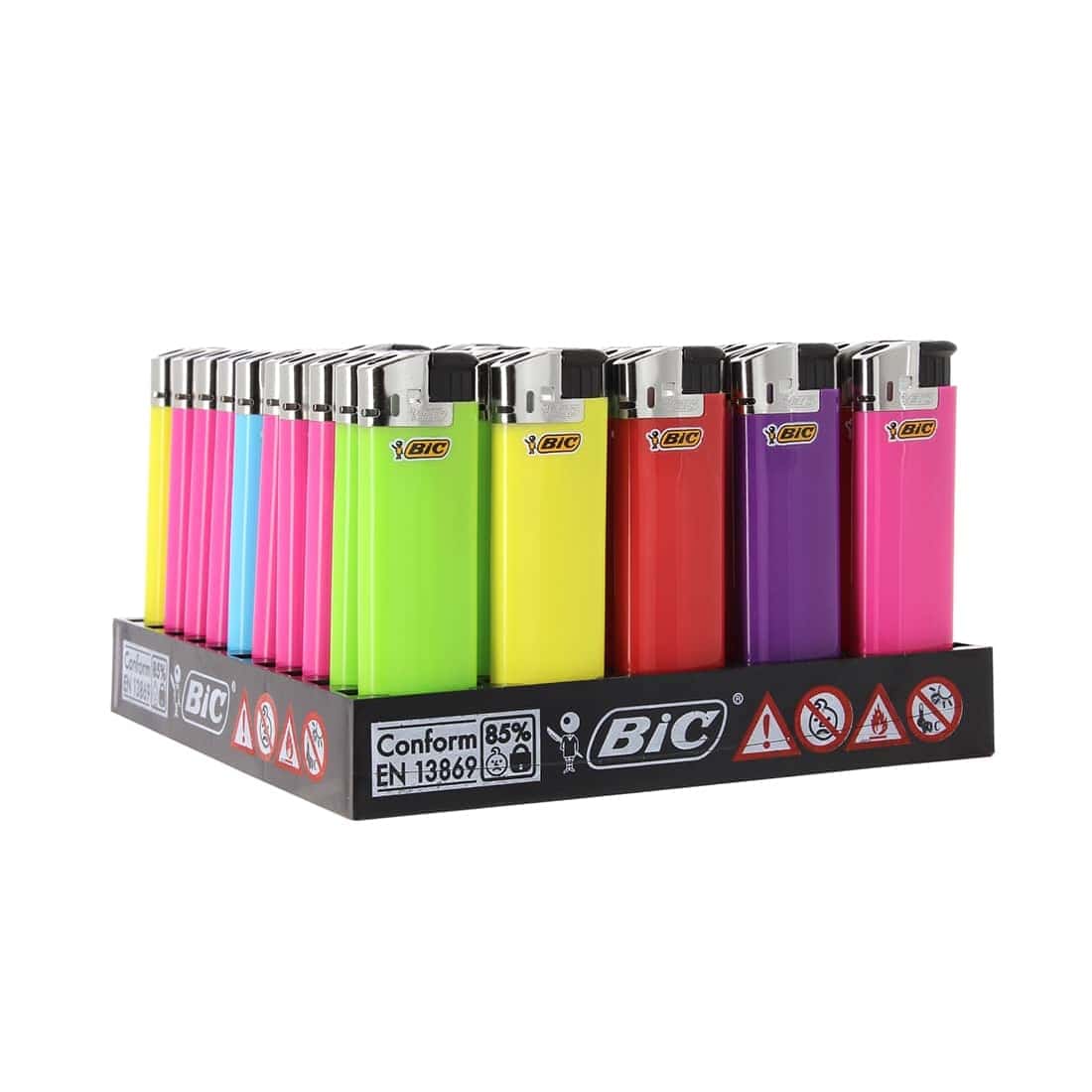 50 briquets Bic Maxi electronic couleur - 69,00€
