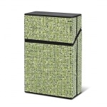 Boite � cigarettes Strass Vert