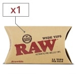 Filtres carton Wide Raw pr�-roul�s x 1