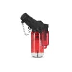 Briquet Torche Transparent Couleur Rouge