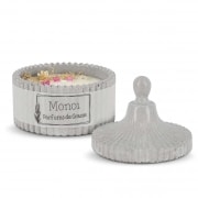 Bougie anti tabac en pot parfum mono
