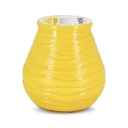 Bougie Bolsius en verre Citronnelle Antimoustique Jaune