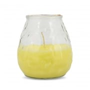 Bougie verre Citronnelle Antimoustique Transparente 40h