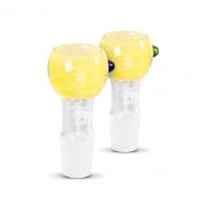 Douille Bang Male Boost en Verre Jaune Souffl 18.8 mm