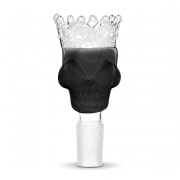 Douille en Verre GG Tte de mort Noire 18.8 mm