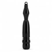 Pipe sche Mtal avec tour de cou ou porte cl Noire
