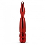 Pipe sche Mtal avec tour de cou ou porte cl Rouge
