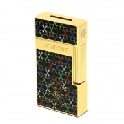 Briquet S.T. Dupont Biggy Fuente Noir et Dor
