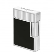 Briquet S.T. Dupont Ligne 1 Noir et Chrome