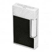 Briquet S.T. Dupont Ligne 2 Horse Mane Noir et Chrome