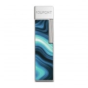 Briquet S.T. Dupont Twiggy G�ode bleu et chrome