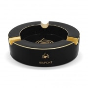 Cendrier Cigare S.T. Dupont Rond XL Noir dor� Cohiba 60