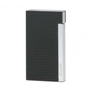 Briquet Cigare Caseti Noir Textur� et Chrome