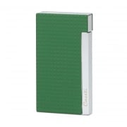 Briquet Cigare Caseti Vert Textur� et chrome