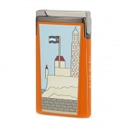 Briquet Elie Bleu J15 Gun Casa Cubana Orange