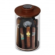 Jarre  cigares Cylindrique en Verre Acacia