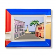 Cendrier Cigare Elie Bleu 2 cigares Revolucion y Cienfuegos