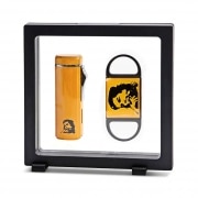 Coffret Duo Jaune Coupe cigare Briquet Che Guevara