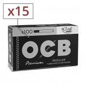 Boite de 100 tubes � cigarette OCB Just Paper avec filtre x 15