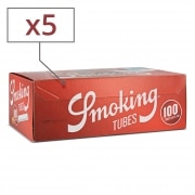 Boite de 100 tubes  cigarette Smoking avec filtre x 5