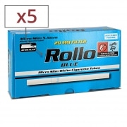 Boite de 200 tubes Rollo Blue Micro Slim x 5