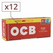 Boite de 250 tubes OCB Extra rouge x 12