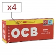 Boite de 250 tubes � cigarette OCB Extra x 4