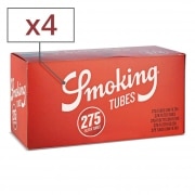 Boite de 275 tubes  cigarette Smoking avec filtre x 4